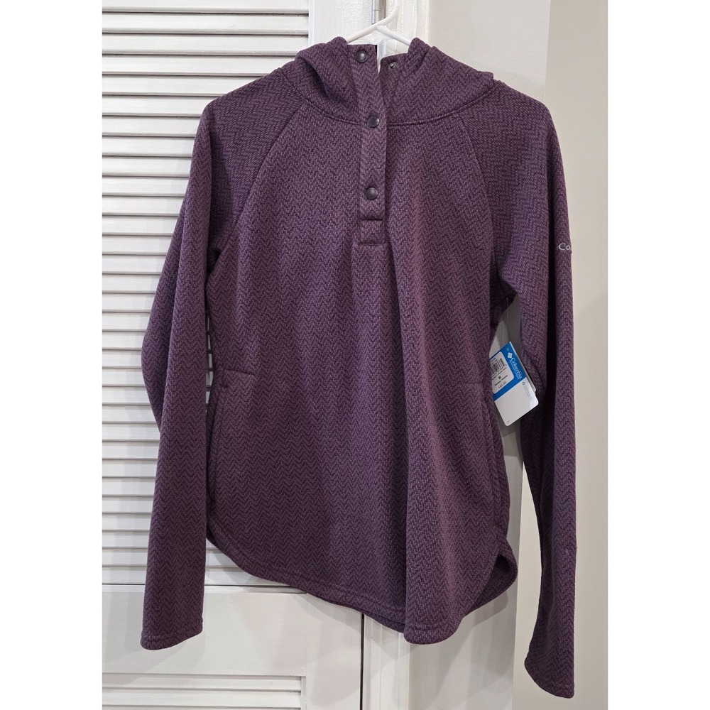 Womens Purple Columbia Darling Days II Pullover Hoodie Size Med. NWT